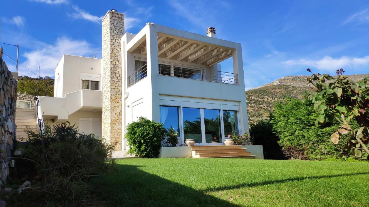 Villa With Aegean Views Akhladherí Eksteriør bilde