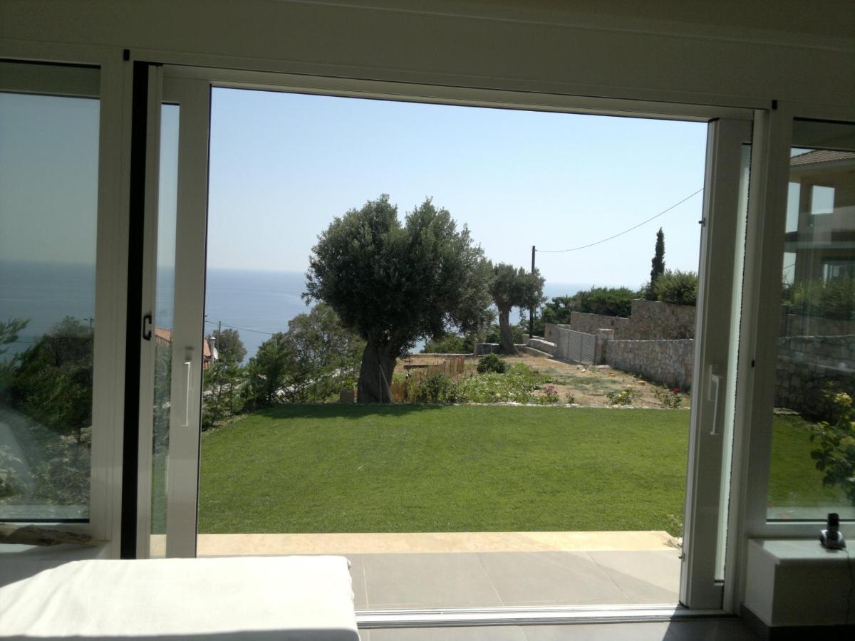 Villa With Aegean Views Akhladherí Eksteriør bilde